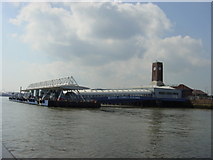 SJ3290 : Landing stage, Seacombe Ferry by Sue Adair