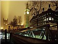 TQ3079 : Big Ben and Westminster Pier at Night by Christine Matthews