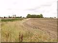 SP7607 : Ploughed field near Aston Sandford by David Hawgood