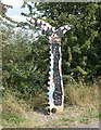 Colourful Milepost