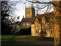 The Dower House and (background) The Grange, Bitton.