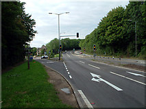 TQ3454 : A22 Caterham Bypass junction with B2030 Godstone Road by Philip Talmage