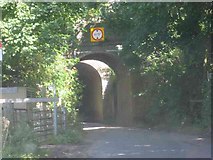 TL1118 : Brick arches over side road. off B653 by Jack Hill