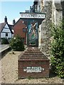 Town sign, Wymondham