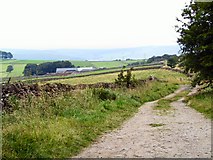 SK0874 : Green Lane to Daisymere Farm by Roger May