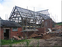 SP2278 : Barn Conversion in progress by David Stowell