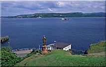 NS1776 : Statue of Highland Mary at Dunoon by Christine Matthews