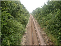 TL6259 : Newmarket to Cambridge Railway line by mike