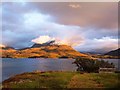 NG8457 : Upper Loch Torridon from Inveralligin by Carolyn Lee