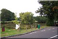 Pirbright pond and green