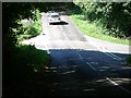 Junction of Ranmore Common Road with White Down Road (left) and Critten Lane (right)