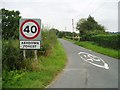 Lane leading off A22 towards Ashdown Forest