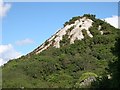 Old conical china clay spoil heap