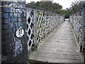 Footbridge over the Derby to Birmingham train line