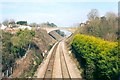 Railway cutting at Bleadon, North Somerset