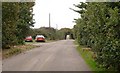 The road through Mithian Downs