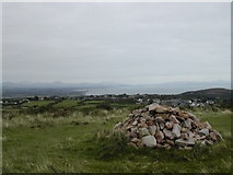 SH3031 : Cairn at Foel gron , Mynytho by Peter Shone