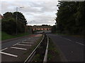 Railway crosses the B 5605