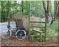 Stile on Public Footpath leaving B2110 at The Warren, Near Handcross, West Sussex