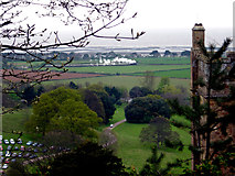 SS9943 : View north east from Dunster Castle by Crispin Purdye
