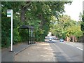 Bus stop in Brooklands Road