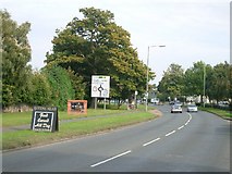 TQ0561 : The approach to Byfleet from the west along Parvis Road by Andrew Longton