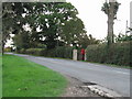 Postbox by country road