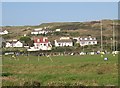 Playing fields below Reen Sands