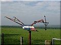 Farm sign at Hareshawhill