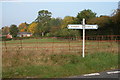 Road junction near Tarrington