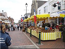 TQ9063 : French Market, Sittingbourne by Penny Mayes