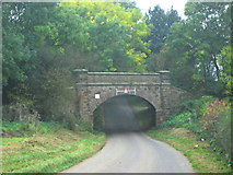 SK7724 : Old railway bridge, near Wycomb by Kate Jewell