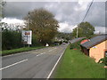 On the A478 looking down into Templeton