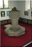 TF0889 : Middle Rasen Church - Norman Font by David Wright