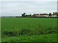 Farmland and houses in Ickleford.