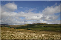NY8331 : View across to Bowes Close and Greenhills, Upper Teesdale by Uncredited