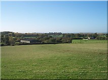 SO8859 : Farmland and Buildings near Martin Hussingtree by Bob Embleton