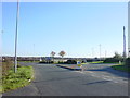 New roundabout at Three Lane Ends, Saughall Massie