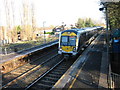 Train entering Finaghy Railway Station