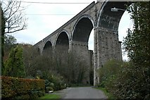 SW9952 : Railway Viaduct over the Gover Valley by Tony Atkin