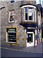 Painted window in Pitlochry