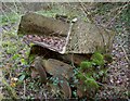 Decaying railcart at Pistyll lime works