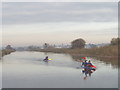 SX9686 : Sea kayaks on the Exeter Canal by David Hawgood