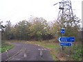 Cycleway near the Elmbridge Court Roundabout.