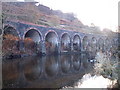 Retaining Railway Viaduct on branch to Merthyr Vale Colliery