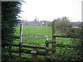 Looking across the fields to Moat Farm