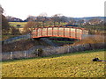 Bridge on cycle route 47 across the Cwm Bargoed Railway