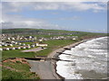 The western end of the promenade, St Bees