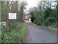 Lane to the hospital, Tyttenhanger.