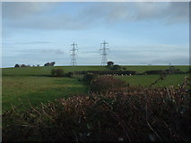SD4359 : Pylons Near Heaton by Michael Graham